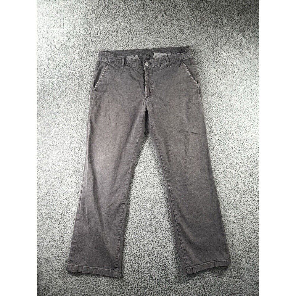 Adriano Goldschmied Khaki Pants Men 36 Flat‎ Front Straight Leg